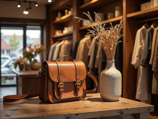 Yiwu small commodity market display of various bags and luggage items, showcasing handbags and backpacks, organized retail presentation of travel bags and fashion accessories, diverse collection of bag styles and materials, authentic market environment